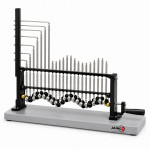 Apparatus for demonstrating waves with elastic springs
